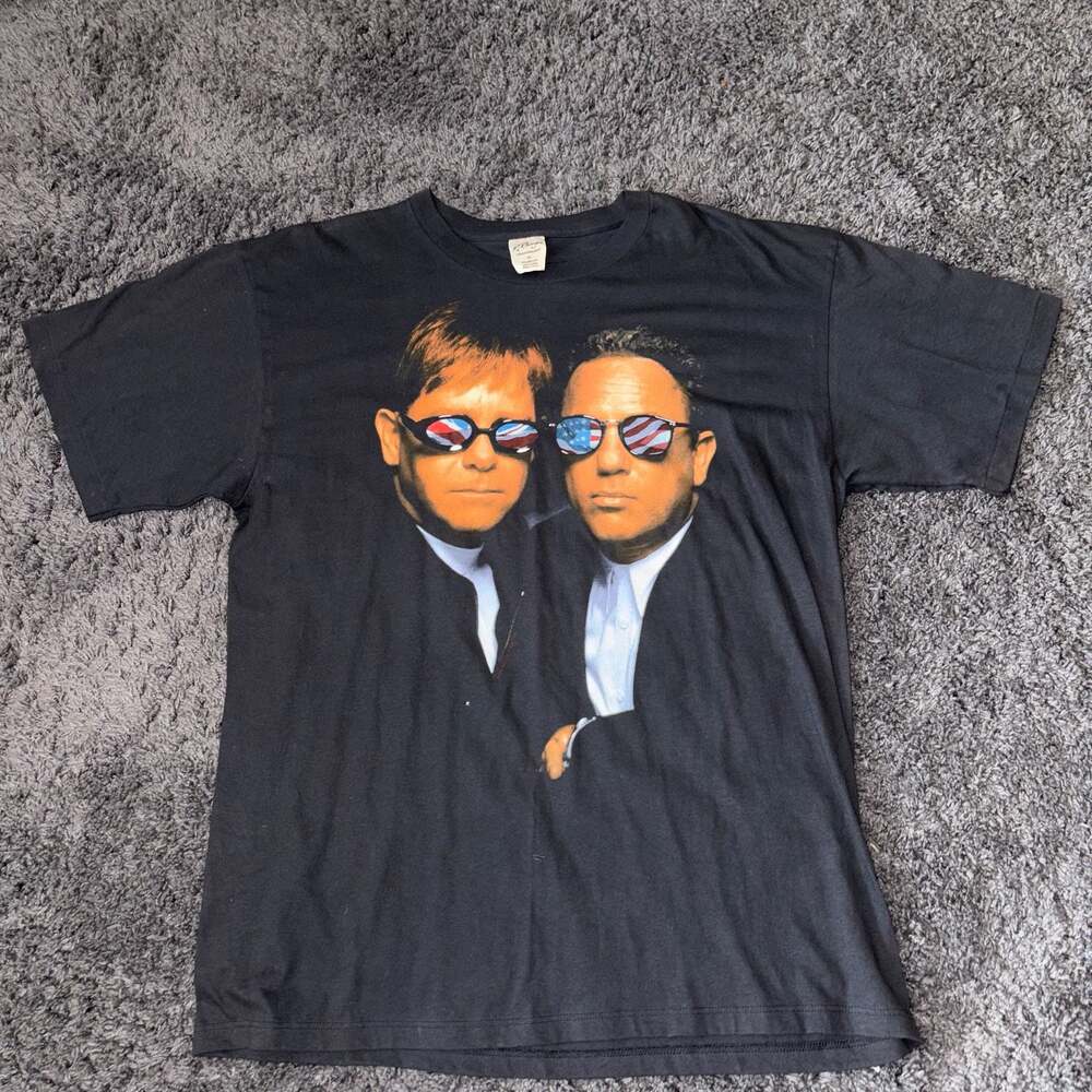 Vintage 1994 Elton John and Billy Joel Summer Tour Concert T-Shirt